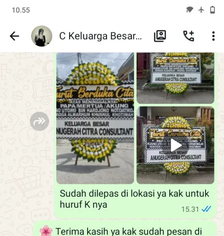 Pengiriman Papan Bunga Duka Tegalkuning Banyuurip